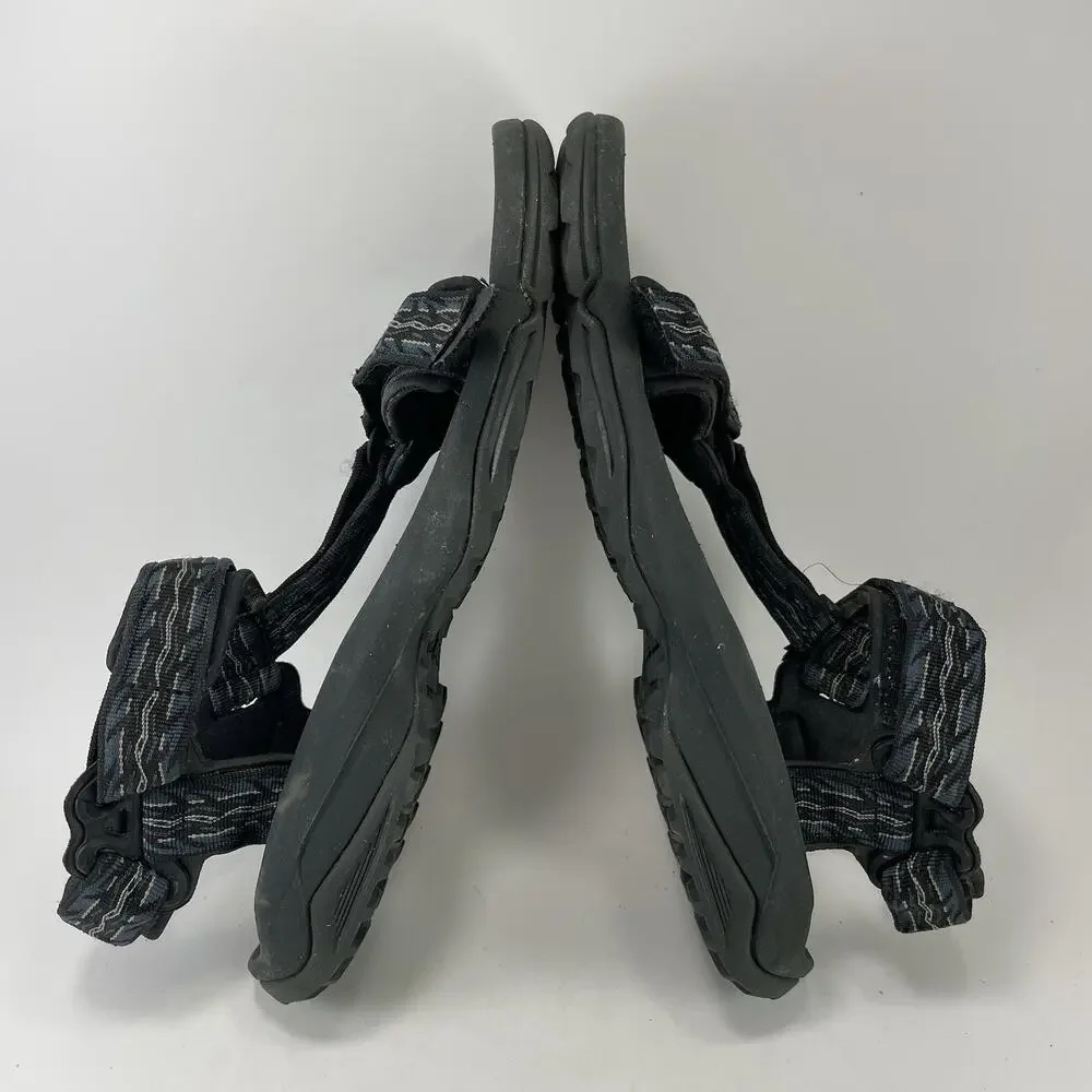 Teva Terra Fi Lite Black Sandals Mens Size 12 M Strappy Outdoor Hiking Athletic